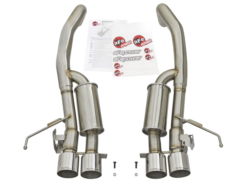 aFe MACH Force XP 3in-2 1/2in Axle Back 304SS Exhaust w/ Polished Tips 15-17 Chevy Corvette Z06 thumbnail 7