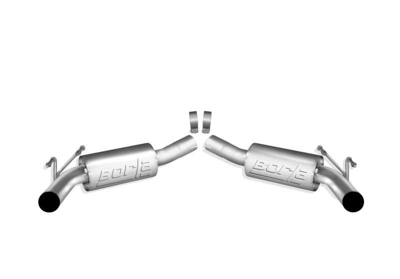 Borla 2010 Camaro 6.2L ATAK Exhaust System w/o Tips works With Factory Ground Effects Package (rear thumbnail 4