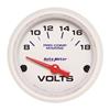 Autometer Marine White 2-1/16in 18V Electric Voltmeter Gauge thumbnail 6