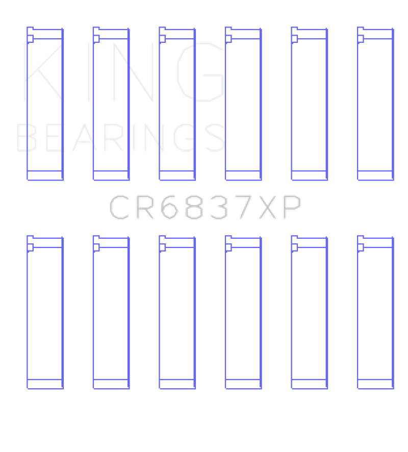 King Engine Bearings Honda J30 / J35 Connecting Rod Bearing Set thumbnail 3