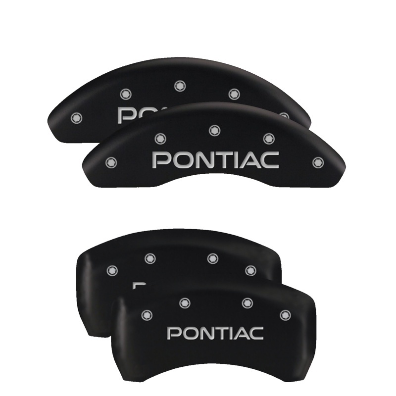 MGP 4 Caliper Covers Engraved Front & Rear MGP Black finish silver ch thumbnail 7