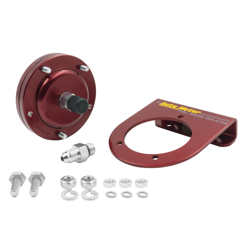 AutoMeter Gauge Fuel Pressure 2-5/8in. 15PSI Mech. Incl. Isolator Carbon Fiber thumbnail 6