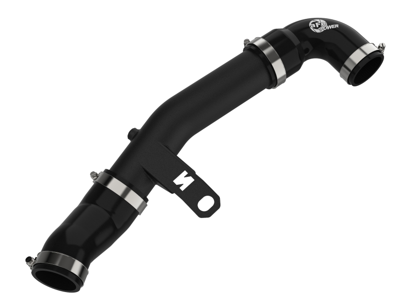 BladeRunner 2-1/2 IN Aluminum Hot Charge Pipe Black