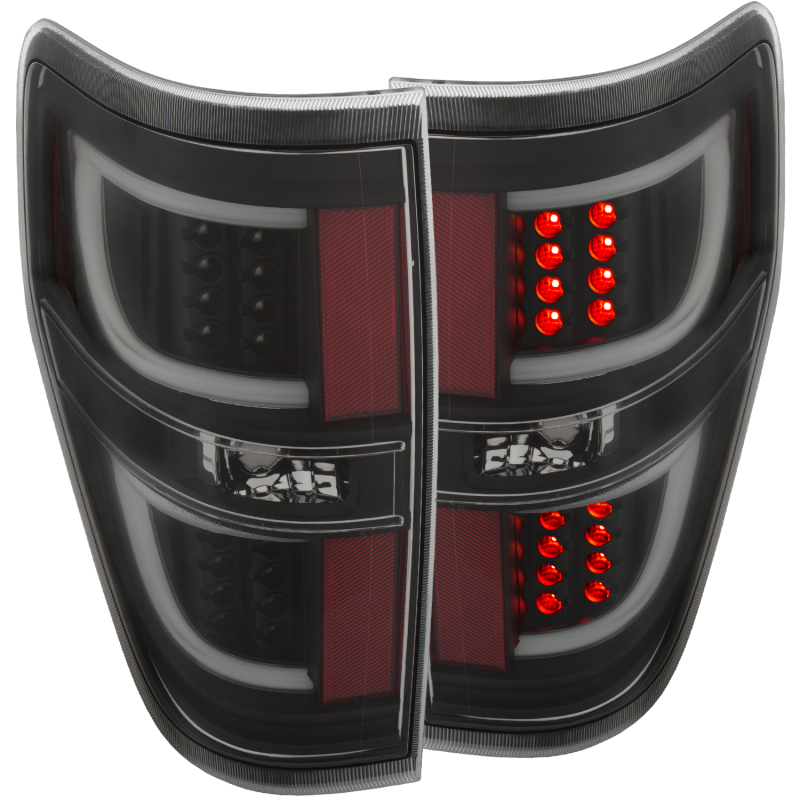 ANZO 2009-2013 Ford F-150 LED Taillights Black thumbnail 9