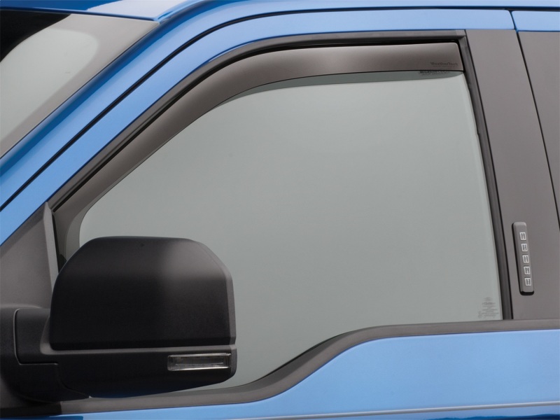 WeatherTech 2017+ Ford F-250/F-350/F-450/F-550 Front Side Window Deflectors - Dark Smoke thumbnail 2