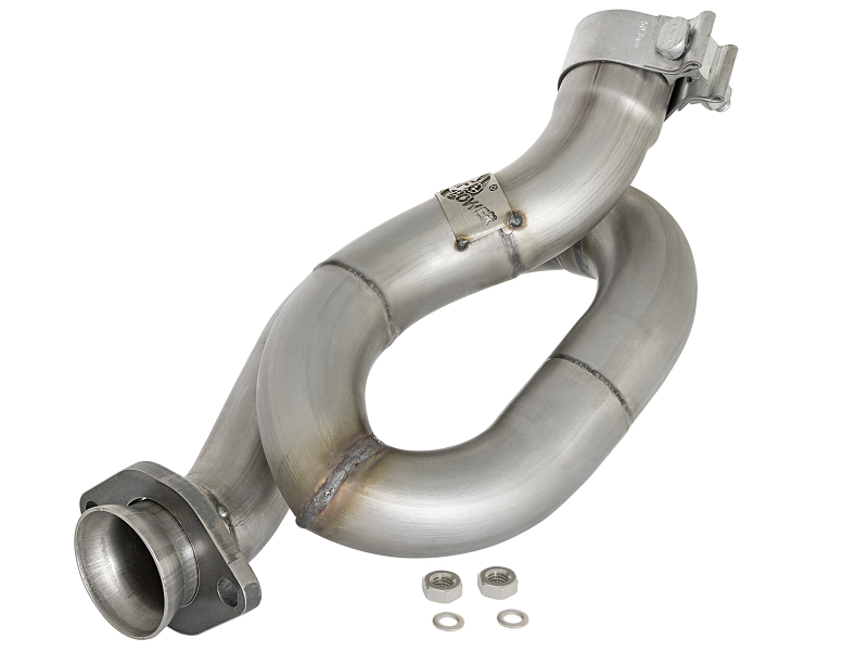 aFe POWER Twisted Steel Loop Relocation Pipe 12-18 Jeep Wrangler (JK) V6 3.6L thumbnail 2