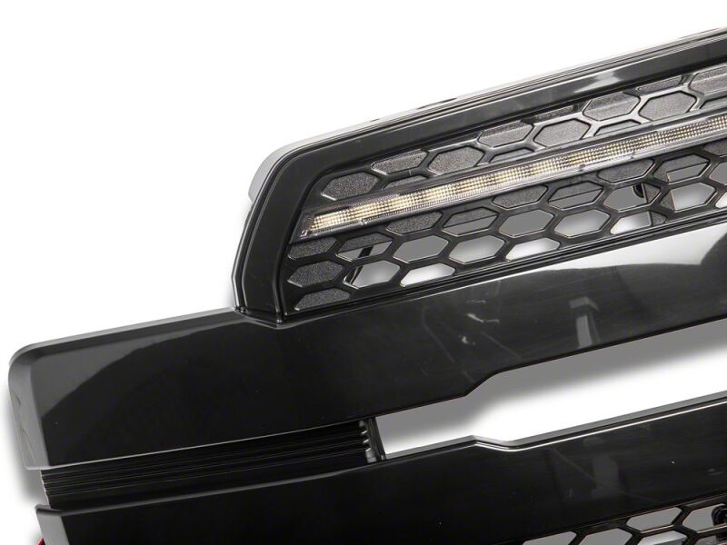 Raxiom 18-20 Ford F-150 CXR Series LED Upper Replacement Grille with White DRL- Black thumbnail 4