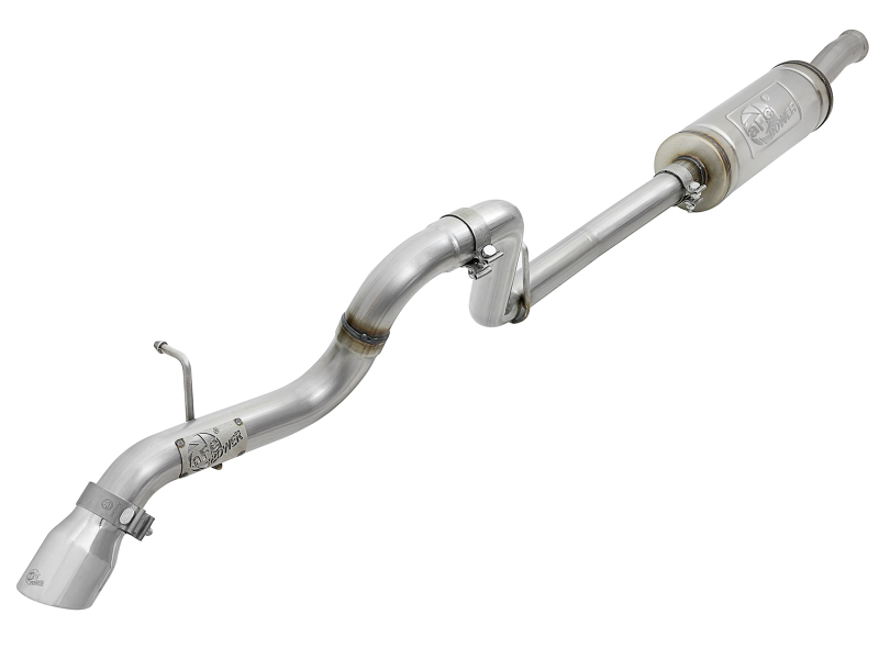 aFe MACH Force-Xp 2.5in Catback High-Tuck Exhaust 18-21 Jeep Wrangler (JL)3.6L 4-Door - Polished Tip thumbnail 2