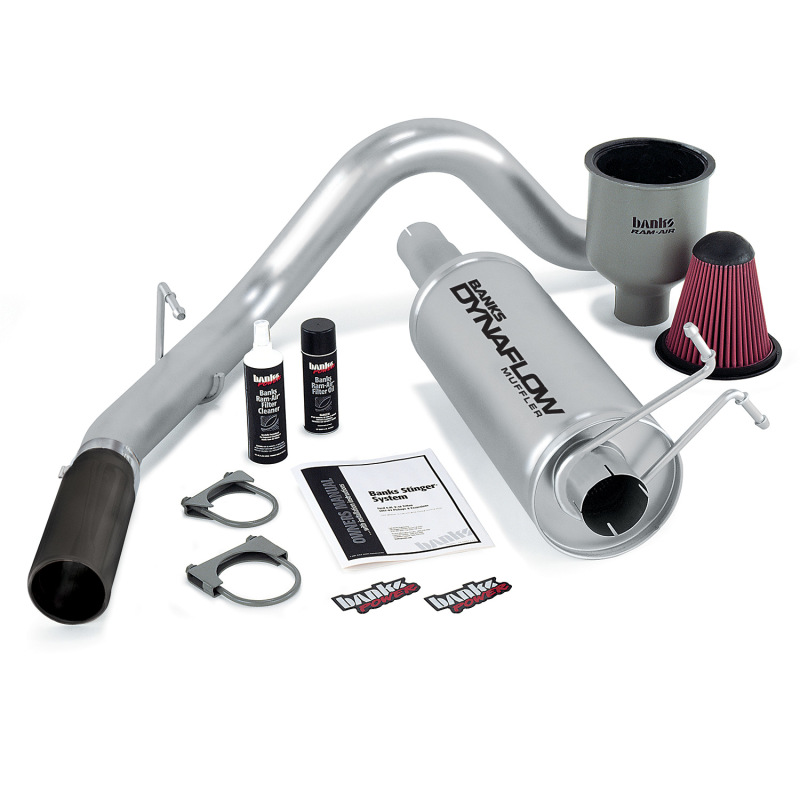 Banks Power 99-04 Ford 6.8L Ext/Crew S/D Stinger System - SS Single Exhaust w/ Black Tip
Power/Efficiency Sys
