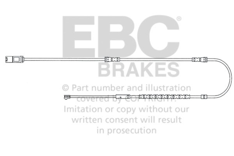 EBC 2010-2011 BMW 528 3.0L (F10) Front Wear Leads thumbnail 3