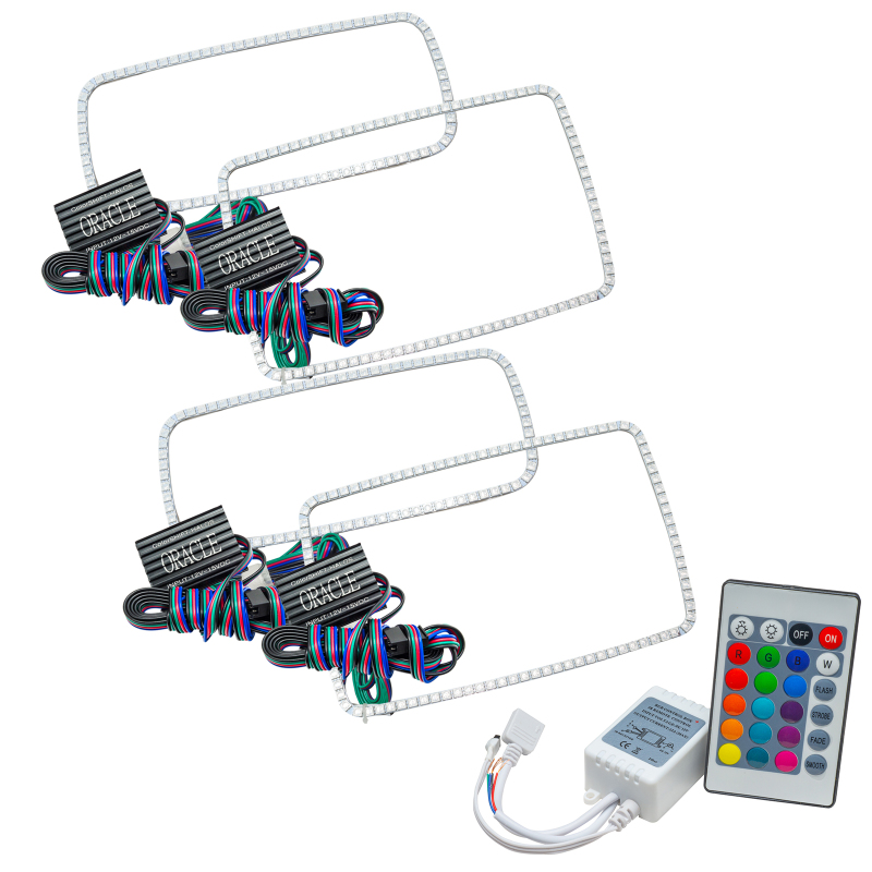 Oracle Ford F250 08-10 Halo Kit - ColorSHIFT w/ Simple Controller thumbnail 2