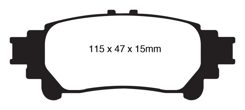 EBC S5 Brake Pad and Rotor Kit (1x ebcGD7637, 1x ebcDP41850R) thumbnail 5