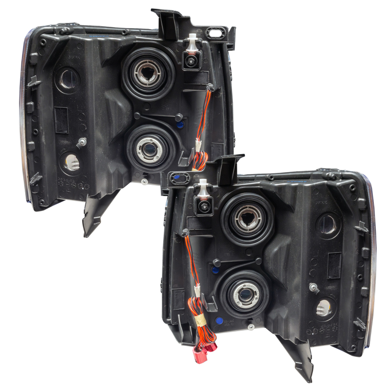 Oracle 07-13 Chevy Silverado SMD HL - Blk - Round Style - ColorSHIFT w/ BC1 Controller thumbnail 6