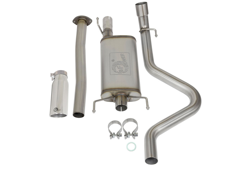 aFe MACH Force XP Cat-Back Stainless Steel Exhaust Syst w/Polished Tip Toyota Tacoma 05-12 L4-2.7L thumbnail 6