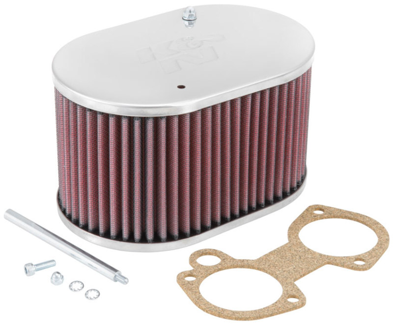 K&N Custom Racing Air Filter Bolt-On for Single or Two Barrel Carburetors thumbnail 2