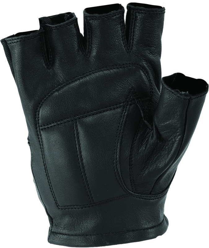 Kuryakyn Leather By River Road Hollister Shorty Gloves Black - Small thumbnail 2
