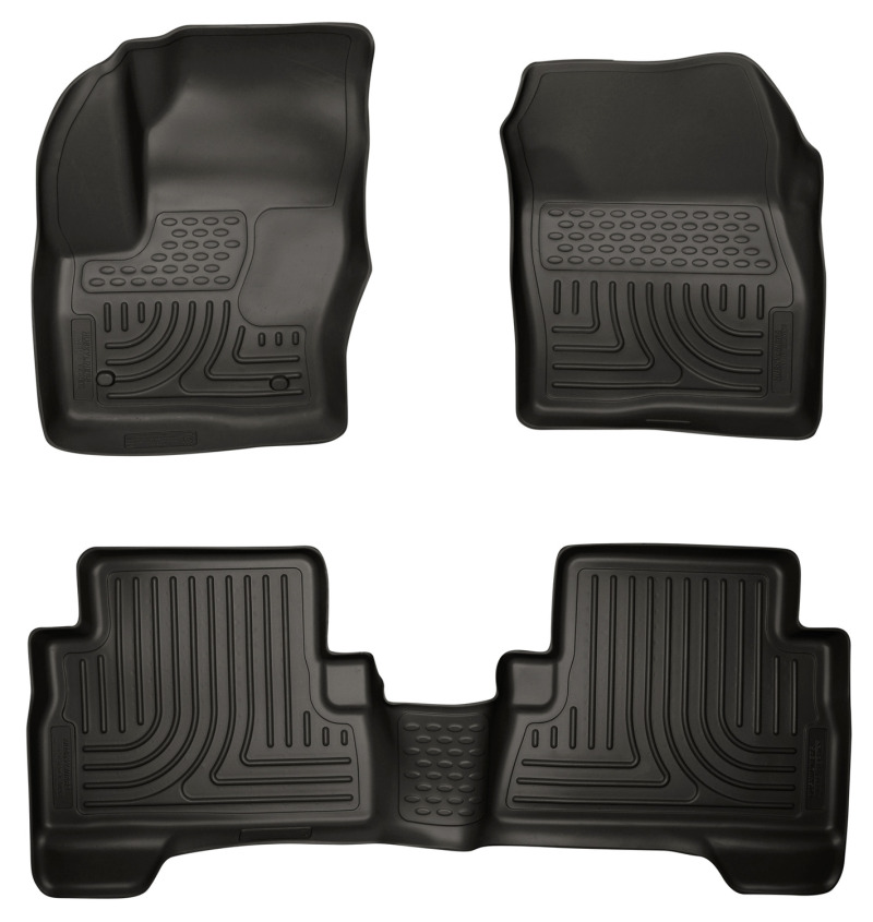 Husky Liners 2013 Ford Escape WeatherBeater Combo Black Floor Liners thumbnail 2
