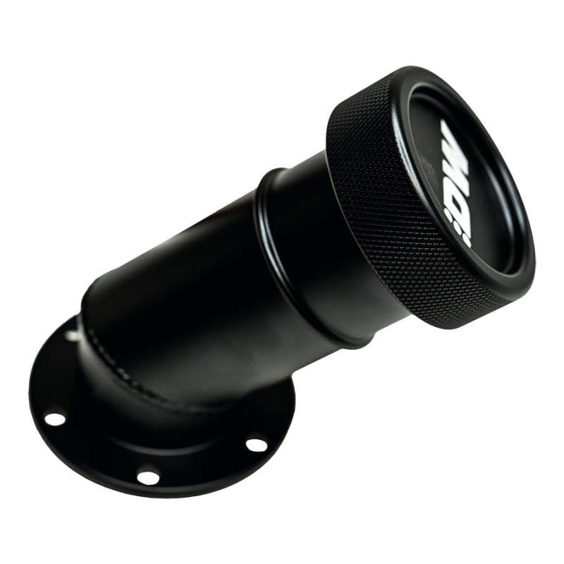 DeatschWerks Angled Filler Neck w/Cap - Matte Black thumbnail 3