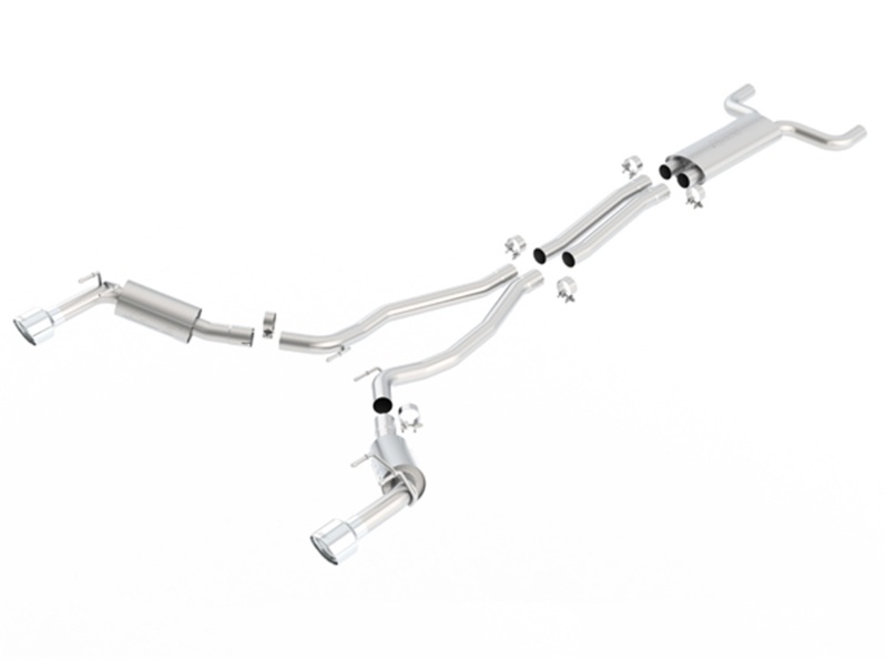Borla 14-15 Chevy Camaro SS / ZL1 SS Single Catback Exhaust System w/ Single Rear Exit thumbnail 4