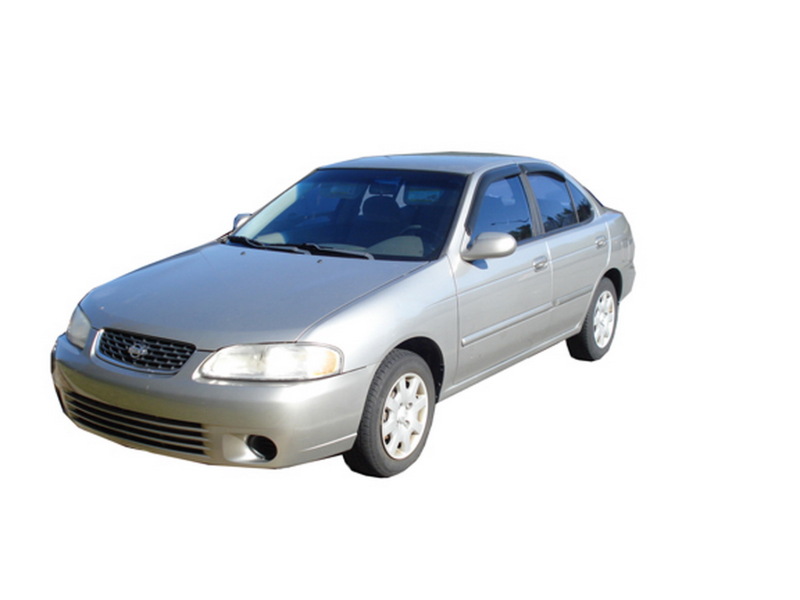 AVS 00-06 Nissan Sentra Ventvisor Outside Mount Window Deflectors 4pc - Smoke thumbnail 3
