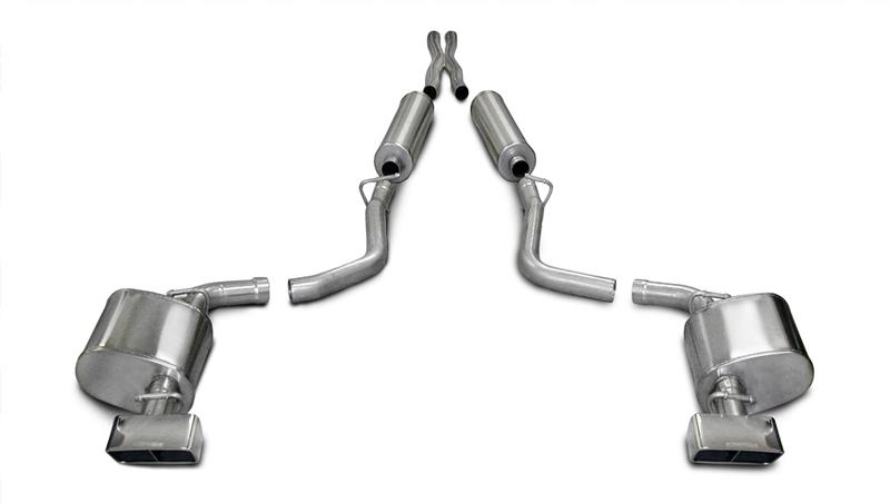 Corsa 2009-2010 Dodge Challenger R/T 5.7L V8 Manual Polished Xtreme Cat-Back Exhaust