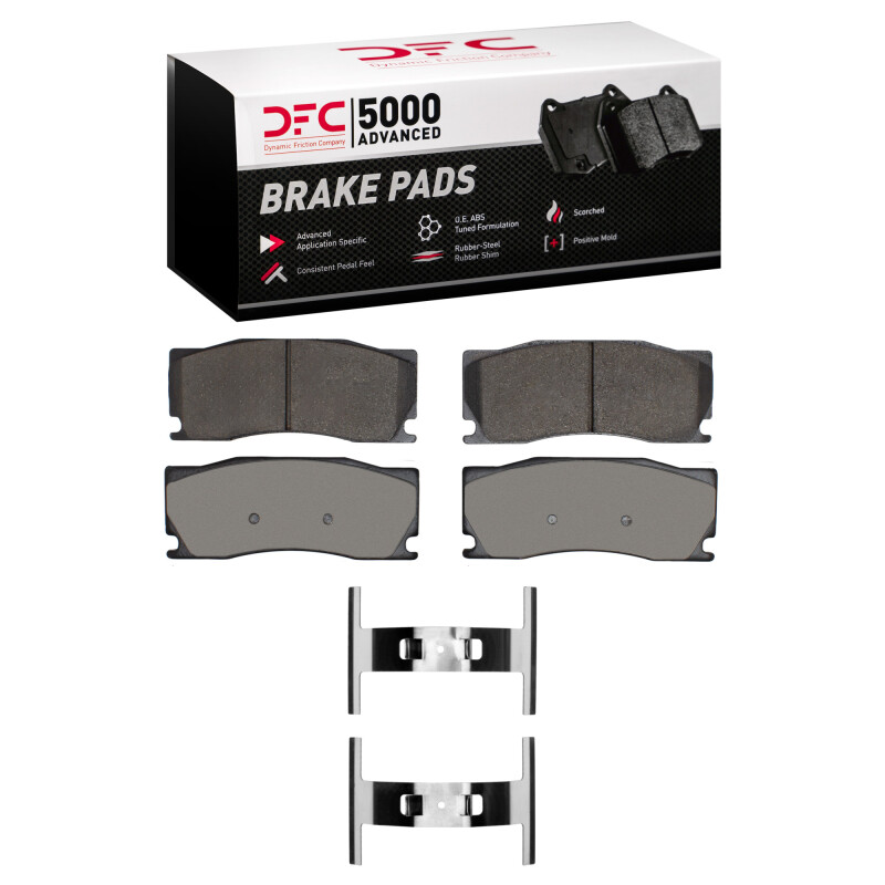 DFC 5000 Advanced Pads - Low-Metallic and Hardware Kit