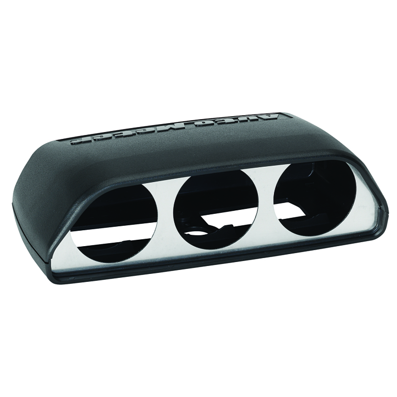 Autometer 08-11 Dodge Challenger Black Triple Dash Pod