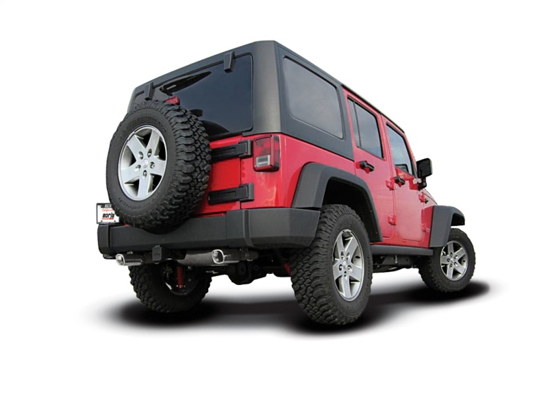 Borla 12-16 Jeep Wrangler 3.6L AT/MT 4WD Single Split Rr Exit Touring Exhaust (rear section only) thumbnail 8