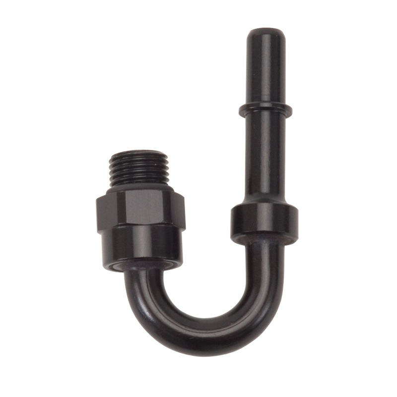 Russell Performance Adapter Fitting 3/8in SAE Quick Disc Male to #6 SAE Port Male Swivel 180Deg Blk thumbnail 9