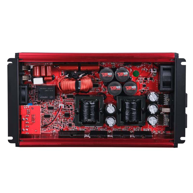DS18 1-Channel Amp Class D Full-Range Monoblock 3500 Watts RMS/1ohm Red thumbnail 5