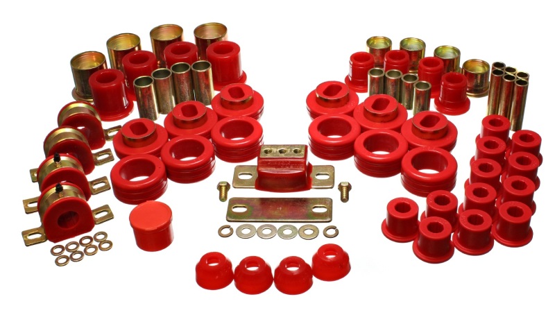 Energy Suspension 81-87 Chevy/GMC 2WD 1/2 Ton PickUp Red Hyper-flex Master Bushing Set thumbnail 6