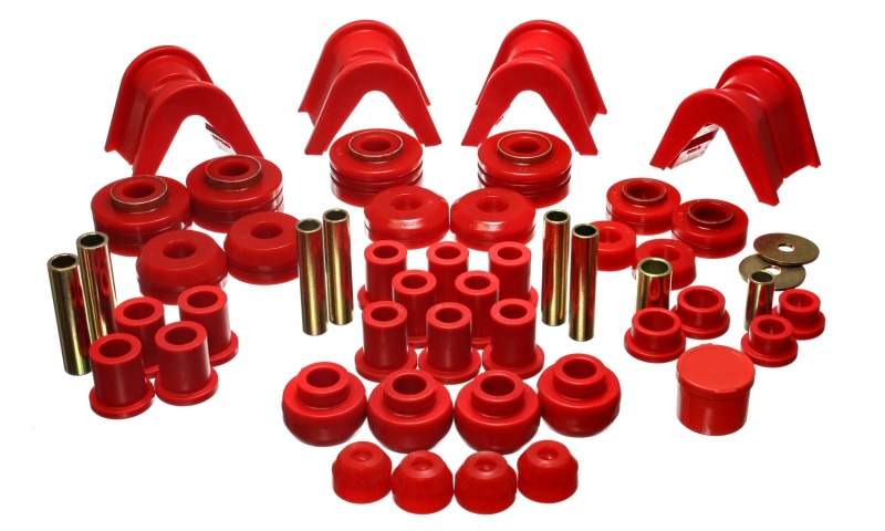 Energy Suspension 73-79 Ford F-150 Pickup w/ 2 Degree C-Bushing Red Hyper-Flex Master Bushing Set thumbnail 4
