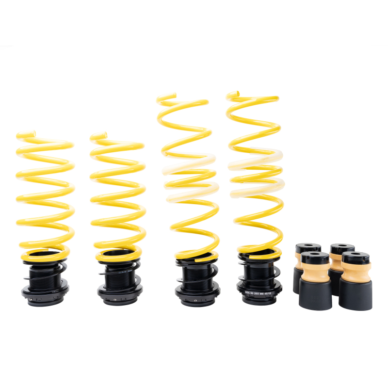 ST Suspensions Adjustable Lowering Springs 273200CC Springs, Height, Front and Rear, Yellow Powdercoated, Use with Factory Dampers, BMW, Kit thumbnail 2