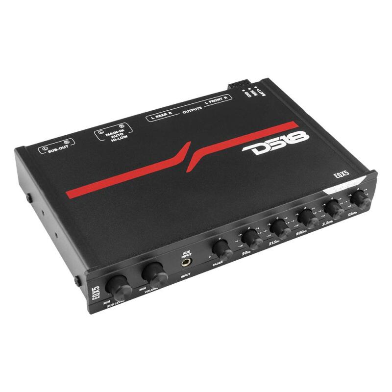DS18 EQX High Volt 5-Band Equalizer High Level Input thumbnail 2