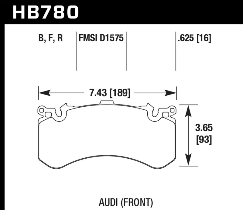 HAWK HP+ Brake Pad Sets