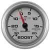 Autometer UL II 2-5/8in 30in HG/20 PSI Mechanical Boost/Vacuum Gauge thumbnail 6