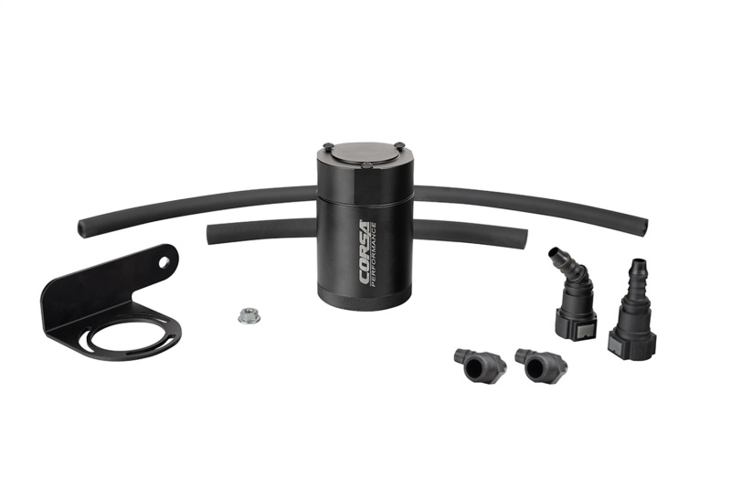 Corsa 2019-2025 Silverado/Sierra & 2021-2025 Tahoe/Suburban/Yukon/Denali Aluminum Oil Catch Can