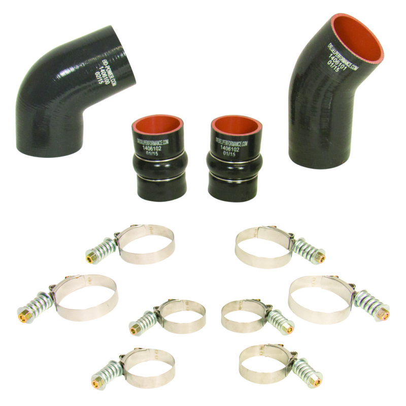 BD Diesel Intercooler Hose & Clamp Kit - 2004.5-2005 Chevy LLY Duramax thumbnail 4