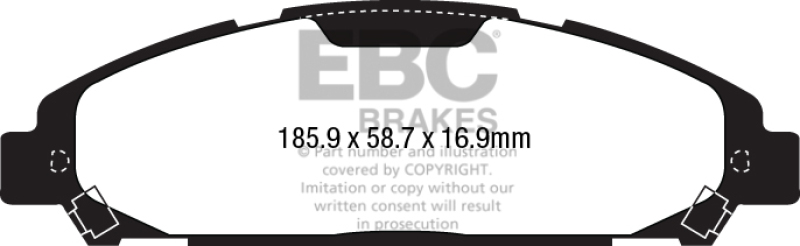 EBC Brakes Greenstuff 2000 Series Sport Pads thumbnail 3