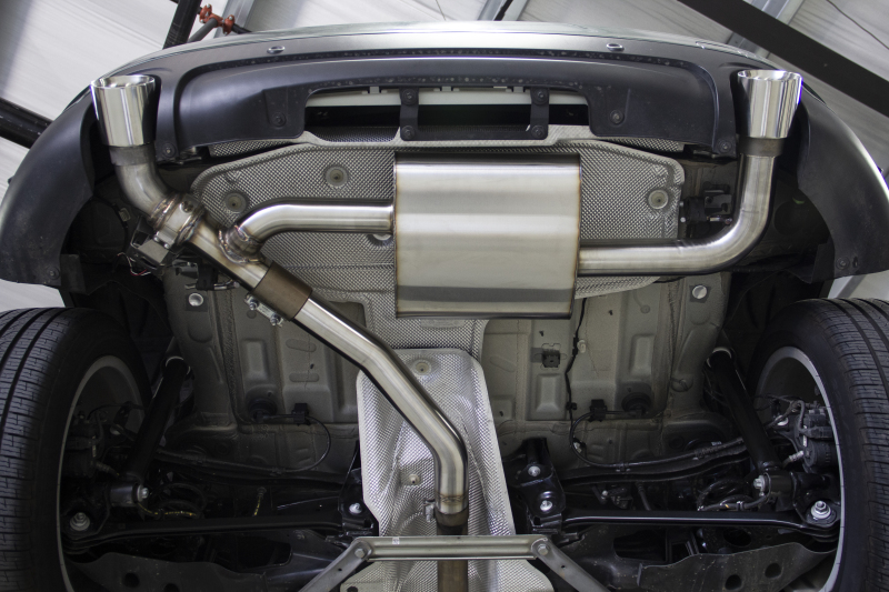 Dinan 17-24 Mini Cooper Clubman/Countryman S (F54/F60) Valved Axleback Exhaust - Black Tips