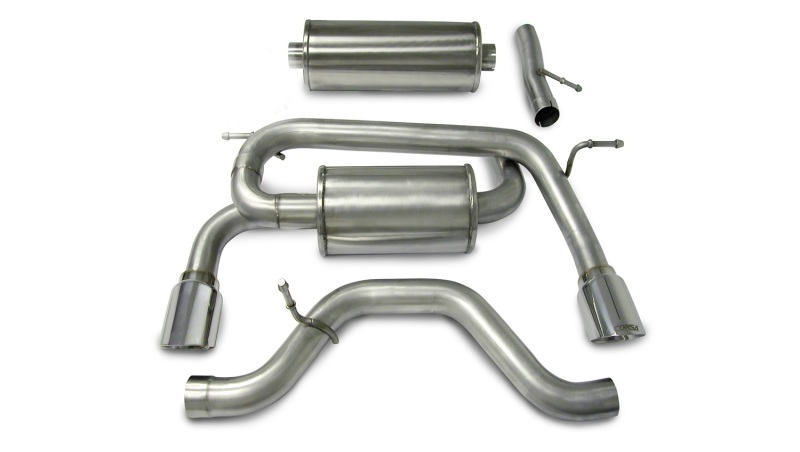 Corsa 2006-2008 Hummer H3 3.5L Polished Sport Cat-Back Exhaust thumbnail 2