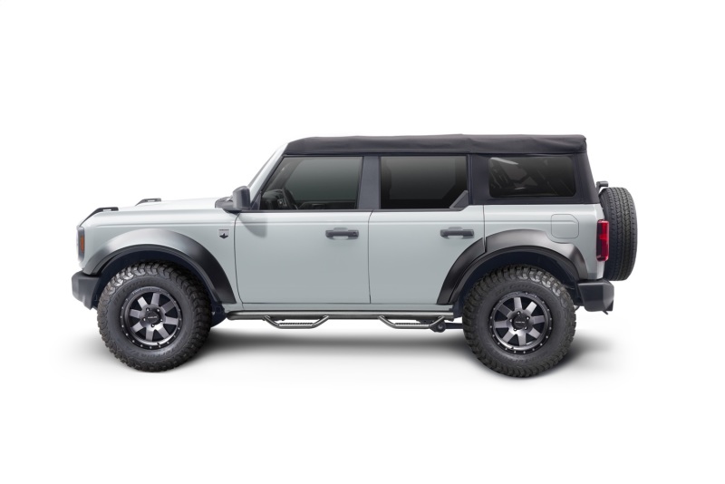 N-Fab 21-22 Ford Bronco 2 Door SRW Nerf Step - Wheel 2 Wheel - 3in - Gloss Black thumbnail 4