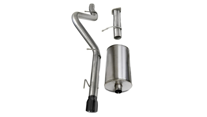 Corsa 2006-2008 Chevrolet Trailblazer SS 6.0L V8 Black Sport Cat-Back Exhaust thumbnail 5