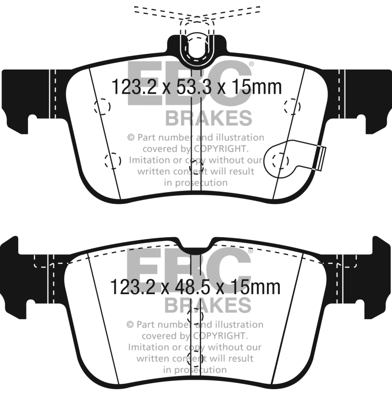 EBC S2 Brake Pad and Rotor Kit (1x ebcDP23059, 1x ebcUSR7675) thumbnail 6