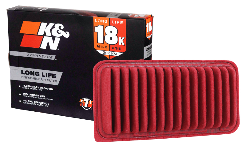 K&N 00-08 Toyota Corolla Matrix/Matrix XR / 03-08 Pontiac Vibe Advantage Air Filter thumbnail 2