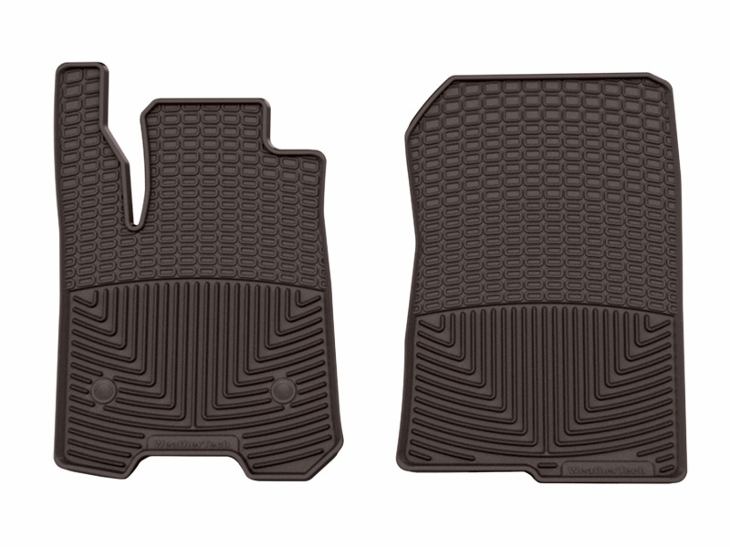 WT Rubber Mats - Front - Cocoa