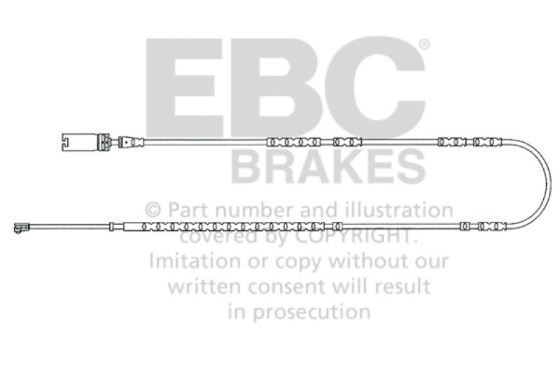 EBC 2013-2015 BMW X1 2.0L Turbo (28I) Rear Wear Leads thumbnail 3