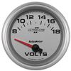 Autometer Ultra-Lite II 2-5/8in 18V Electric Voltmeter Gauge thumbnail 6