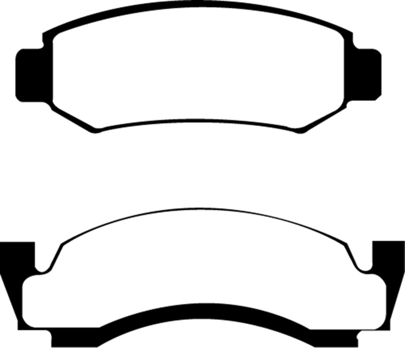 EBC 76-77 Ford Bronco 3.3 Greenstuff Front Brake Pads thumbnail 2