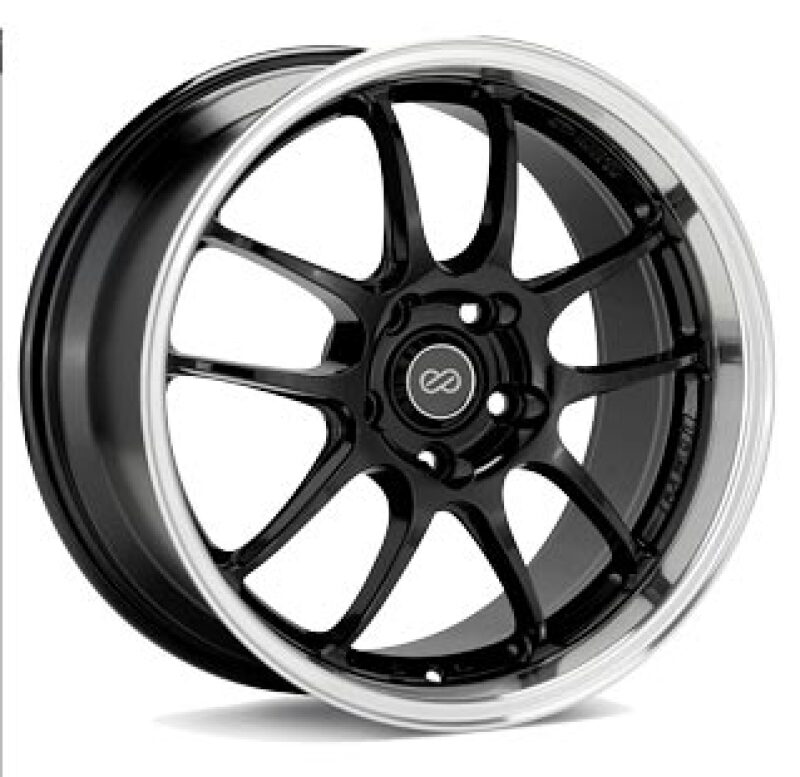 Enkei PF01 17x9 5x114.3 35mm Offset 75mm Hub Bore - Black Mach thumbnail 2